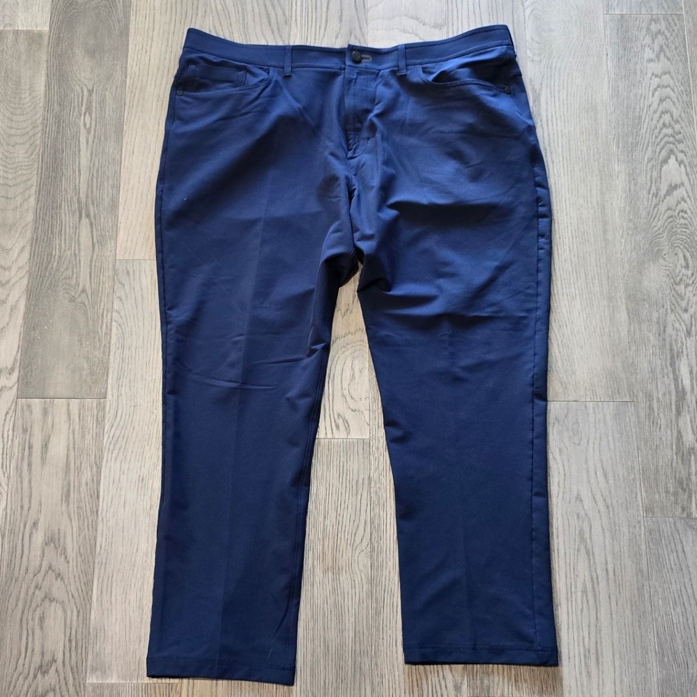 Public Rec Golf Pants Mens 40x30 Navy Blue Performance Stretch 5-Pocket Trousers